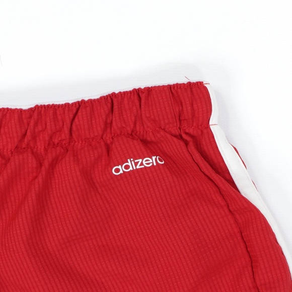Vintage Adidas Striped Running Soccer Shorts Red - Picture 6 of 9